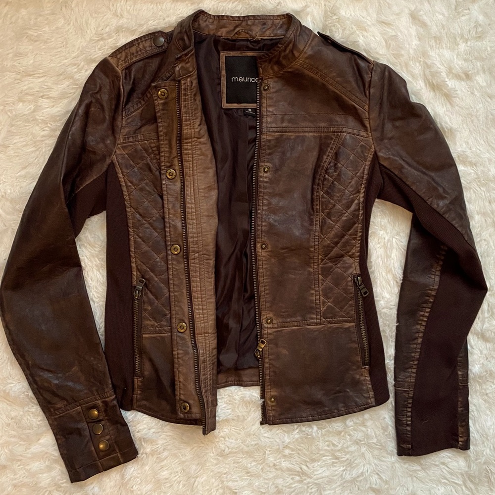 ♥️ Vegan leather jacket